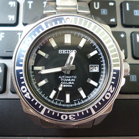 นาฬิกา seiko titanium samurai มือ2