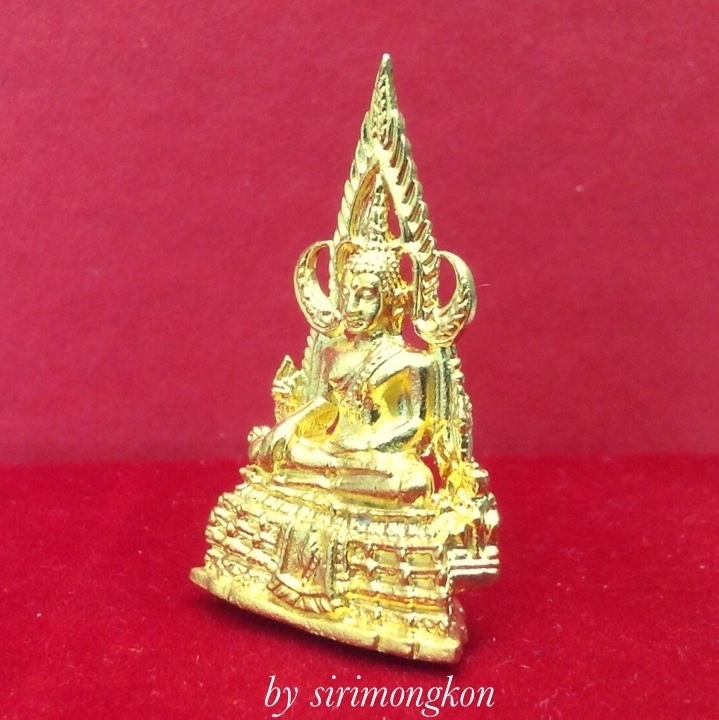 พระพุทธชินราช อุดกริ่ง เนื้อกะไหล่ทอง วัดพระศรีรัตนมหาธาตุ จ.พิษณุโลก มีโค๊ด กล่องเดิม