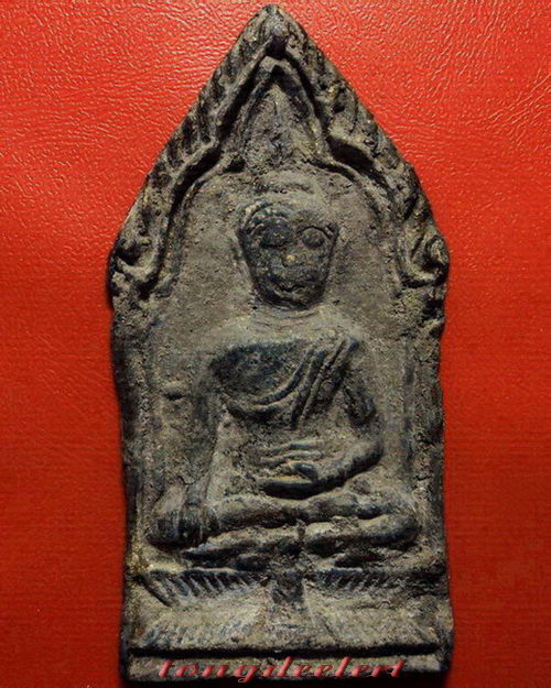 พระขุนแผนเนื้อตะกั่วสนิมแดง กรุวัดเทวสังฆาราม(วัดเหนือ) พระกรุยอดนิยมลุ่มน้ำแม่กลองค่ะ