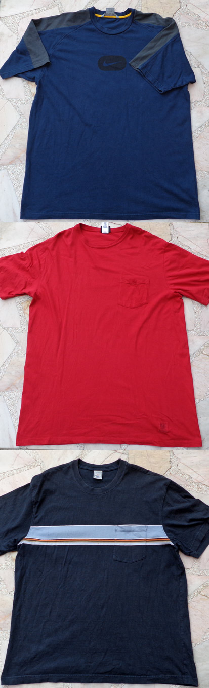 เสื้อ 3 ตัว NIKE และ TOMMY HILFIGER และ OLD NAVY เบอร์ใหญ่ XL ทั้งสามตัวนะครับ ถูกๆคับ