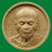 ผงจันทร์ลอย หลวงปู่ทิม เนื้อว่านน้ำตาลหลังฝังพลอย  ...เคาะแรก    