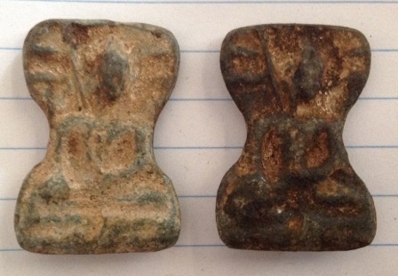 พระมเหศวร กรุวัดสว่างอารมณ์ สุพรรณบุรี 2องค์   W1