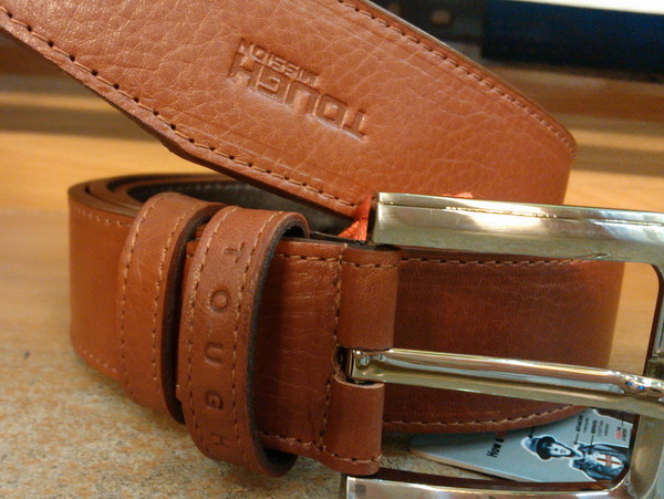 เข็มขัด TOUGH หนังทั้งเส้น สายยาว 49 นิ้ว