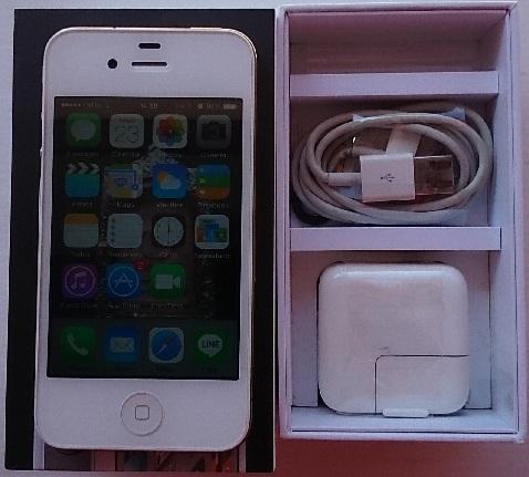  ขายIPHONE 4..8GB..สีขาว..สภาพดี..พร้อมอุปกรณ์..เคาะเดียว..
