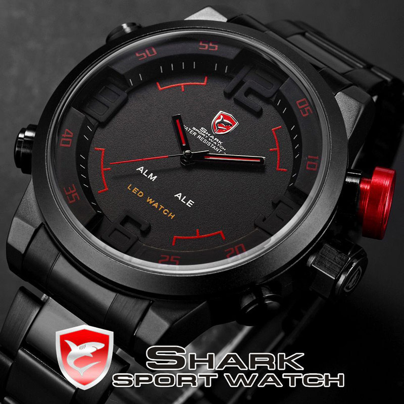ขอขายถูกๆ!!! นาฬิกาข้อมือ shark Sport Watch รุ่น Gulper Black/Red อุปกรณ์ในกล่องครบทุกอย่างครับ