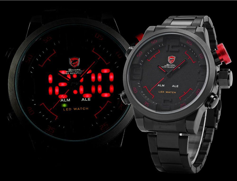 ขอขายถูกๆ!!! นาฬิกาข้อมือ shark Sport Watch รุ่น Gulper Black/Red อุปกรณ์ในกล่องครบทุกอย่างครับ