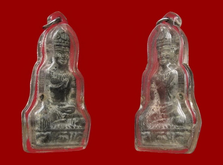 พระเนื้อชินเงิน  เลี่ยมพร้อมใช้