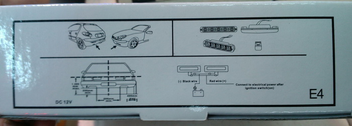 LED Daytime Running Light ไฟ 2 สี(ขาว+ไฟเลี้ยวสีเหลือง) 6 ดวง 