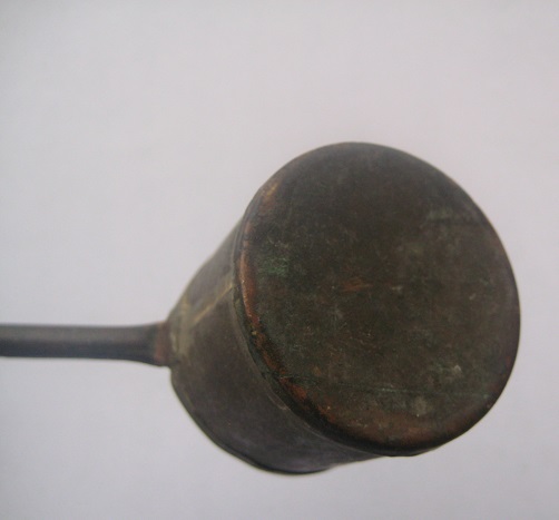 กระบวยเหล้าเป้กทองเหลือง งานเก่าเก็บ