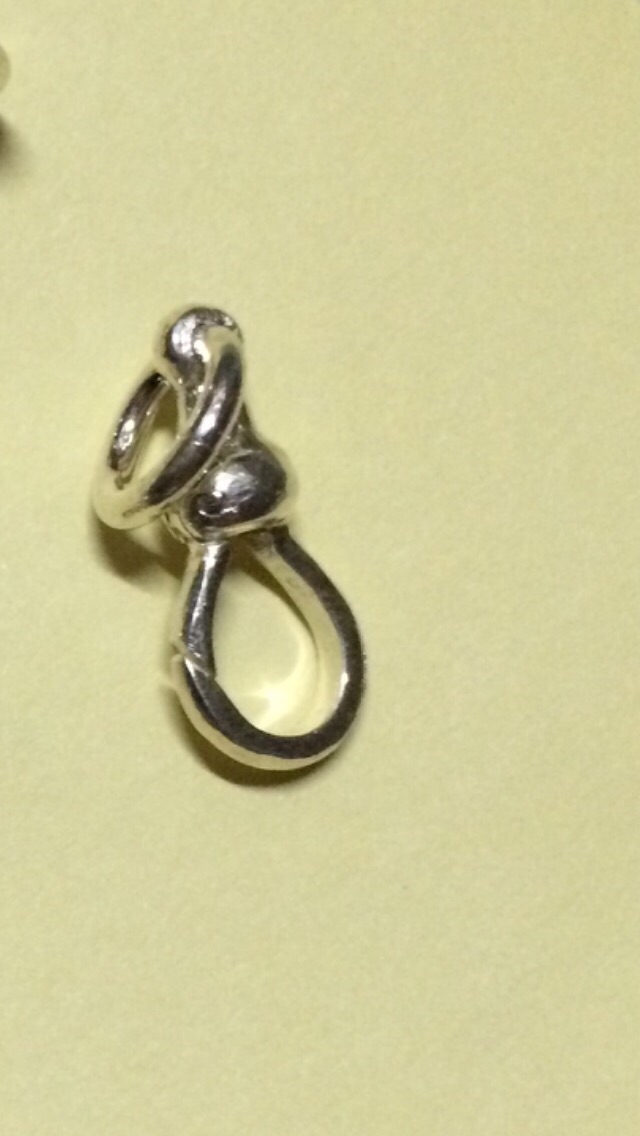 เปิดประมูลห่วงสปริงก้ามปู แบบหมุนไม่ได้ ทำจากเงินแท้ 92.5% ความยาวไม่รวมห่วงประมาณ1.7ซม.