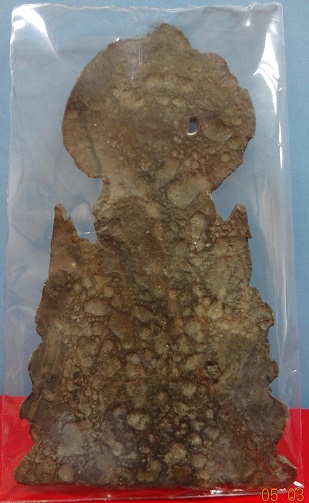 พระกรุวัดราชบูรณะ จ.อยุธยา เนื้อชินเงิน พิมพ์ซุ้มโพธิ์ใหญ่ องค์ 4