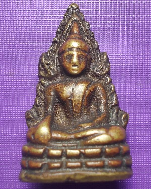 พระพุทธชินราช อินโดจีน 2485 พิมพ์ต้อบัวเล็บช้าง ไม่ตอกโค้ด + บัตรรับประกัน