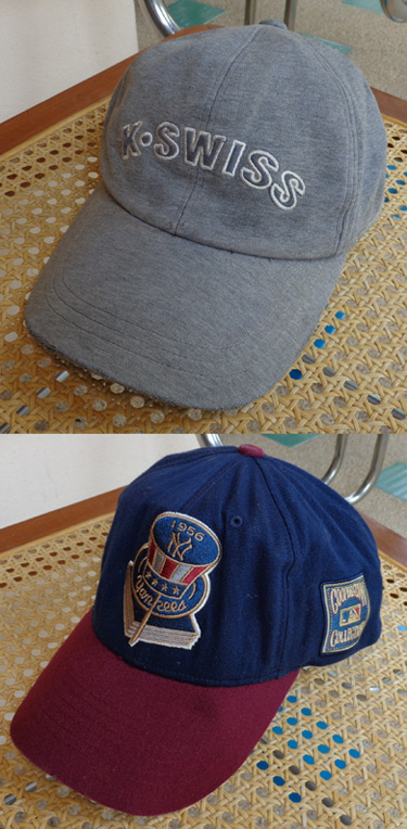 หมวก K SWISS ของแท้ สีเทา+ หมวก Newyork Yankees ของแท้  ได้ไปทีเดียว2ใบเลยครับ