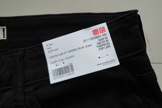 กางเกงยีนส์ UNIQLO ผู้ชาย ของแท้ ของใหม่ครับ เอว 31