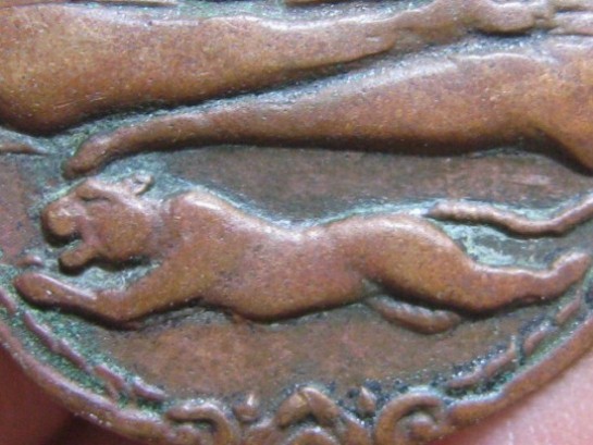 เหรียญหลวงพ่อเปิ่น พิมพ์หางตรง เนื้อทองแดง ปี21 วัดบางพระ จ.นครปฐม มาพร้อมบัตรรับรอง