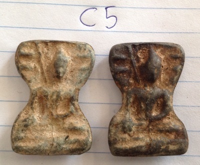 ((วัดใจโครตถูก เคาะเดียวแดง)) พระมเหศวร กรุวัดสว่างอารมณ์ สุพรรณบุรี 2องค์ (C5)