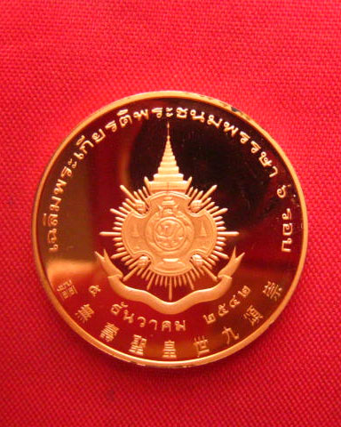 เหรียญในหลวงทรงงาน เฉลิมพระเกียรติพระชนมพรรษา 6 รอบ ปี 2542 บล็อกกษาปณ์
