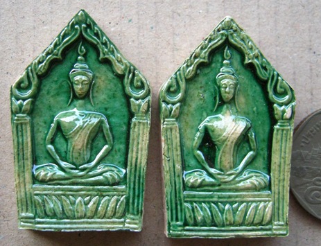 2 องค์ พระขุนแผน อาจารย์ประสูติ รุ่นแรก วัดในเตา จ.ตรัง
