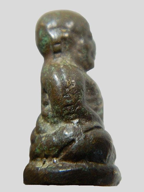 รูปหล่อหลวงพ่อเงิน  พิมพ์นิยม ฐานเตี้ย หน้าแป๊ะยิ้ม วัดท้ายน้ำ ค่ะ