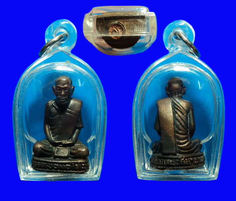 รูปหล่อหลวงพ่อโสม วัดโคกพระศิลาราม ชลบุรี ที่ระลึกงานยกช่อฟ้า