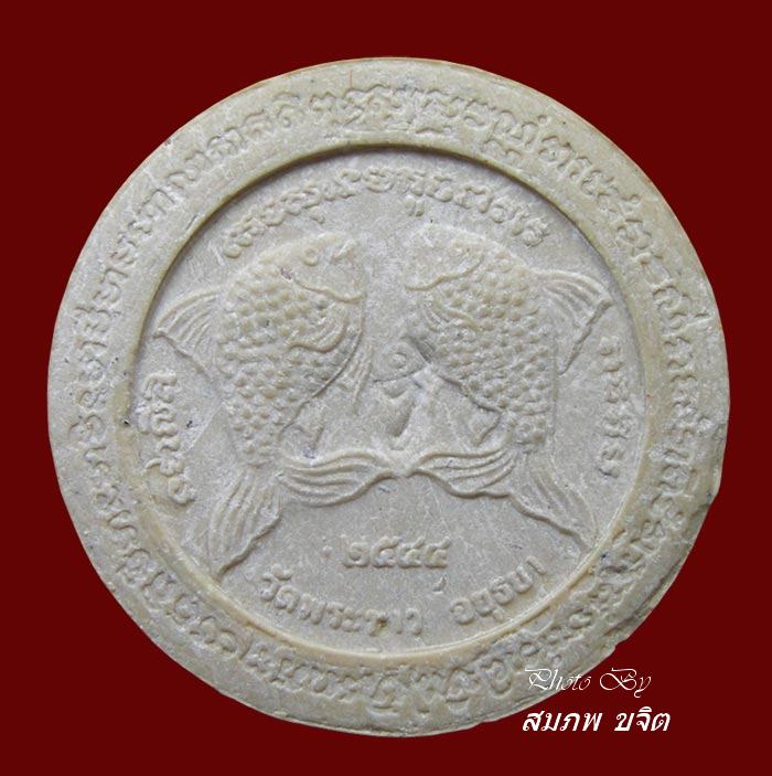 ปิดตาเนื้อผงเกสรหลังปลาตะเพียน ล.ป.ทิม วัดพระขาว