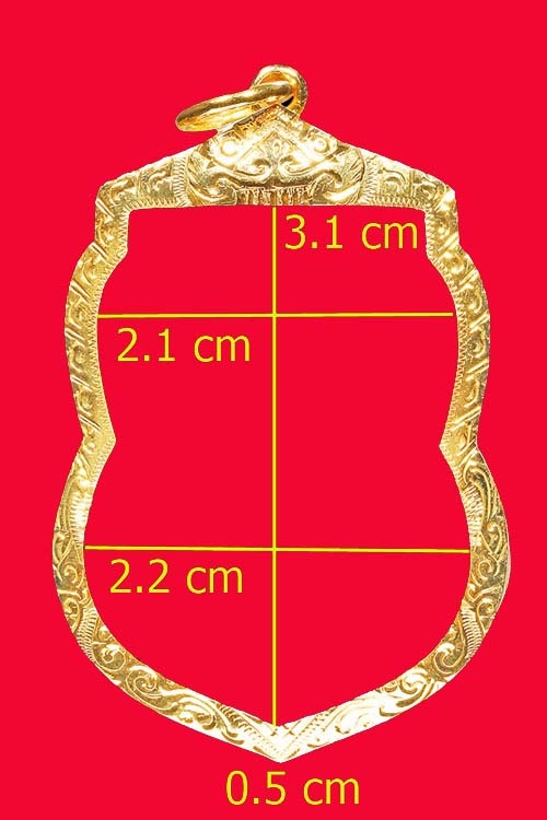 กรอบทองคำยกซุ้มหัวสิงห์ งานแกะมือ หลวงปู่ทวดเสมา ทุกพิมพ์ หนัก 2.1 ราคา 2900 มือหนึ่ง
