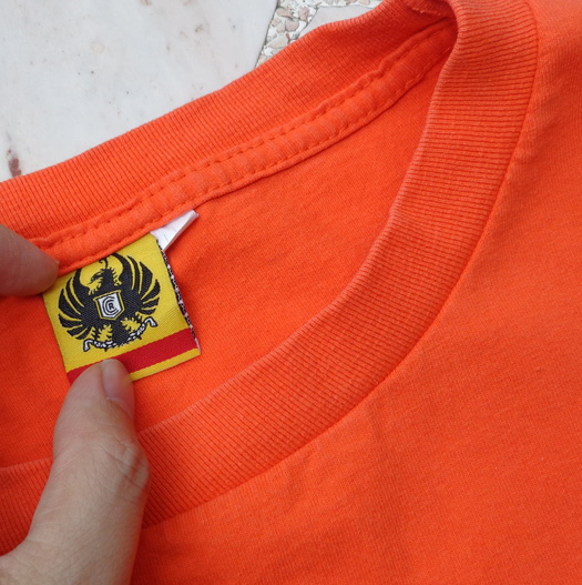 เสื้อยืด Imperial นกอินทรีผยอง ของแท้ จาก คอสตาริกา เบอร์ L สีแสบๆ ส้มๆ สดๆ