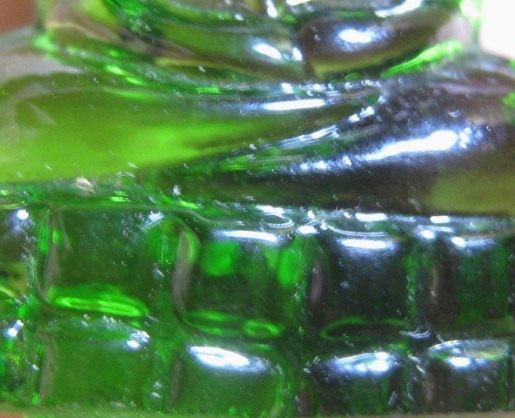 พระแก้วหลวงพ่อเจียง รุ่น2 เนื้อแก้วสีเขียว วัดเจริญสุขาราม จ.สมุทรสงคราม มาพร้อมบัตรรับรอง