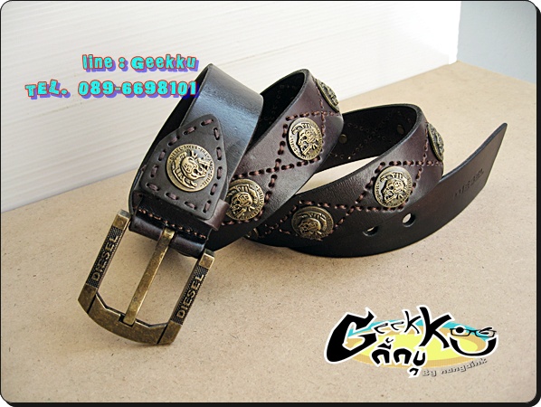 เข็มขัด Diesel หนังแท้ทั้งเส้น