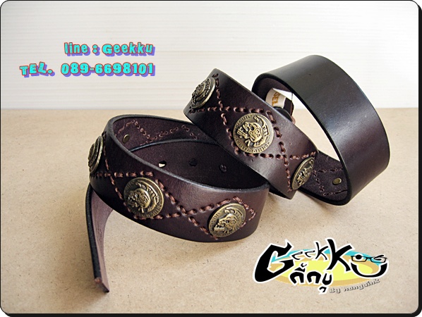 เข็มขัด Diesel หนังแท้ทั้งเส้น