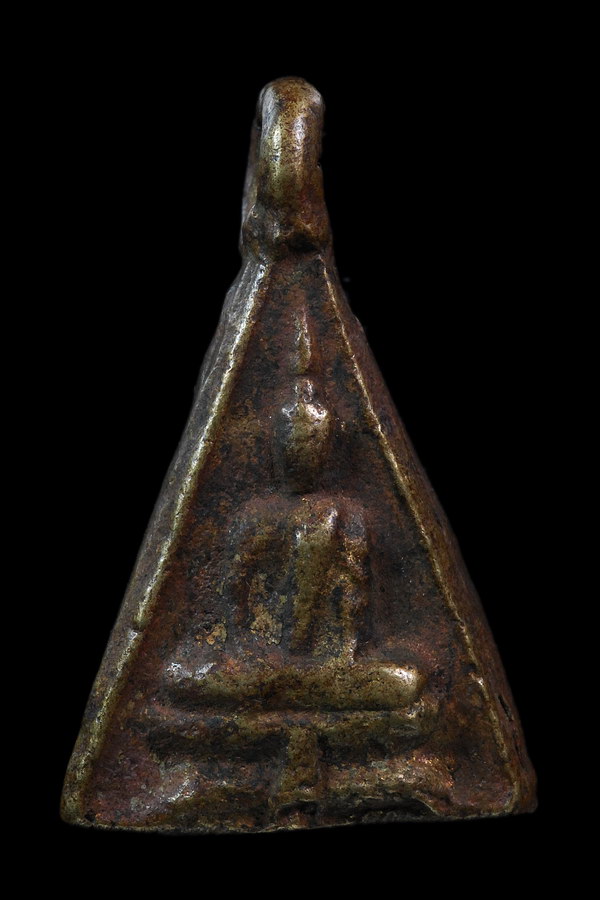 เหรียญหล่อสมเด็จหู หลวงพ่อคำ วัดโพธิ์ปล้ำ ปี 2482 อ.วิเศษชัยชาญ จ.อ่างทอง