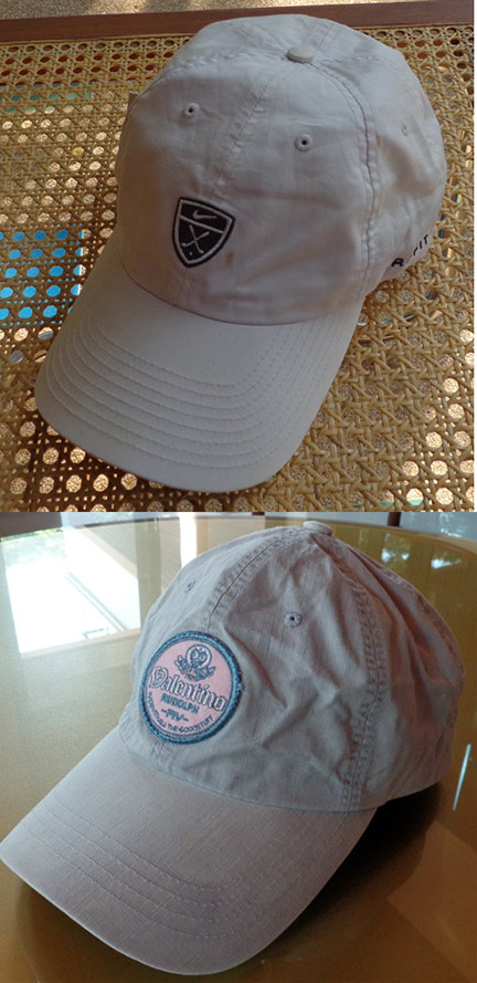 หมวก NIKE ของแท้ครับ รุ่น DRI . FIT  + หมวก Valentino ของแท้ครับ จัดไปคู่ ทีเดียว2ใบ