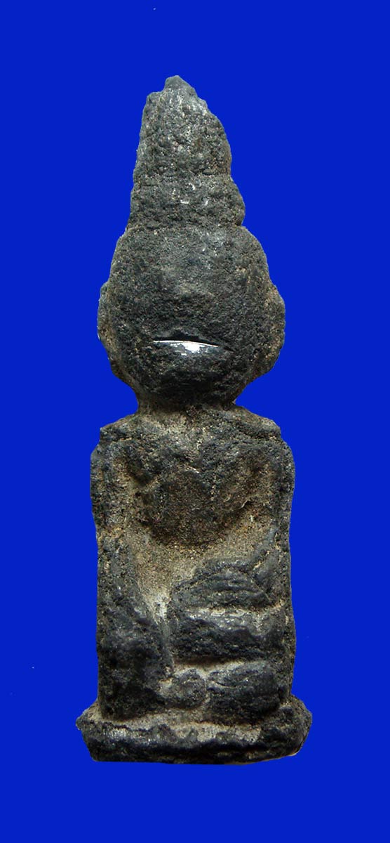 พระกรุนาคาม พิมพ์ลอยองค์ขนาดเล็ก เนื้อชินเงิน จ.นครศรีธรรมราช