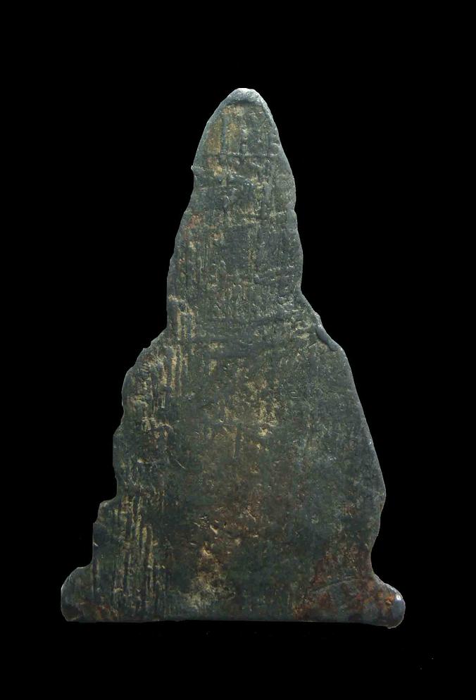 อู่ทองฐานผ้าทิพย์ เนื้อตะกั่วสนิมแดง กรุวัดสิงห์ จ.ปทุมธานี