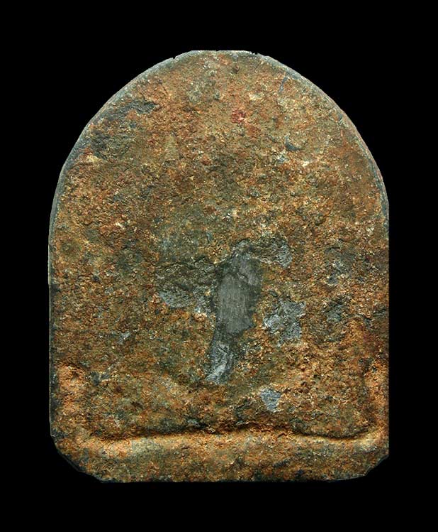 ปรกสุริยะมุณีลพ.อั้น  วัดพระญาติ จ.พระนครศรีอยุธยา เนื้อชินตะกั่ว