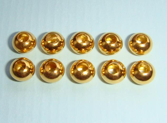 เม็ดทองกลม 90 % ขนาด 5 mm จำนวน 10 เม็ด