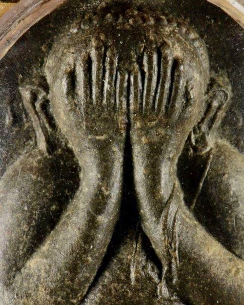 หลวงปู่โต๊ะ จัมโบ้ 2 เนื้อใบลาน + เลี่ยมทองหนาๆ