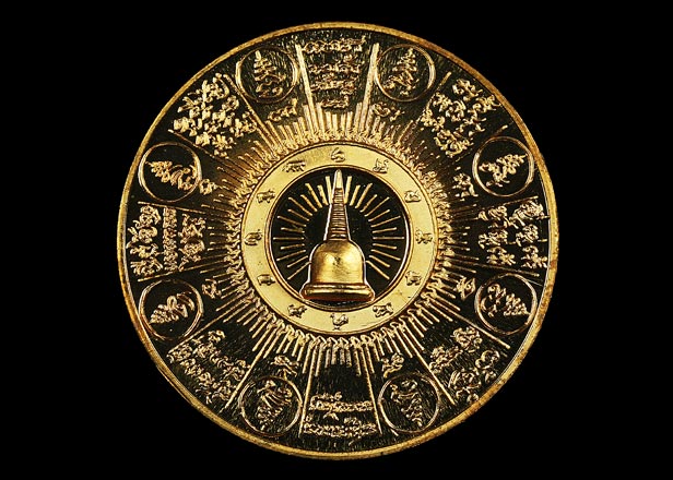 เหรียญจตุคามรามเทพ รุ่นมหาเทวโพธิสัตว์ สุวรรณภูมิ เนื้อทองแดงนอก ขนาด 3.2 CM พ.ศ.2550