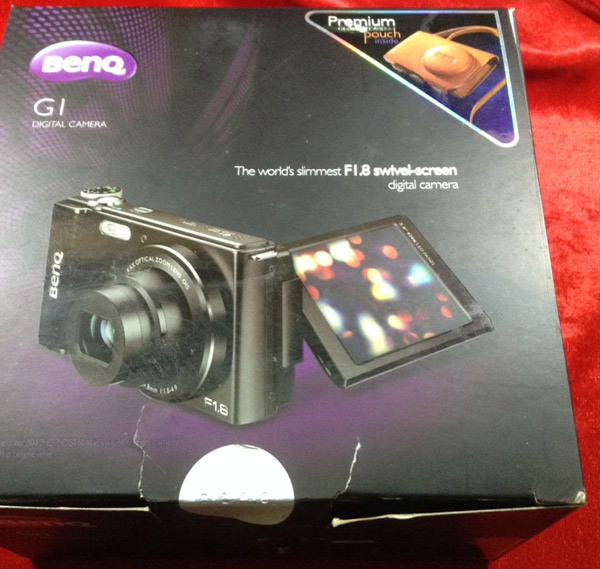 ขายกล้อง BenQ G1 กล้อง Digital Compact F1.8 ที่บางที่สุดในโลก ของใหม่ ไม่ได้ใช้ อุปกรณ์ครบ 