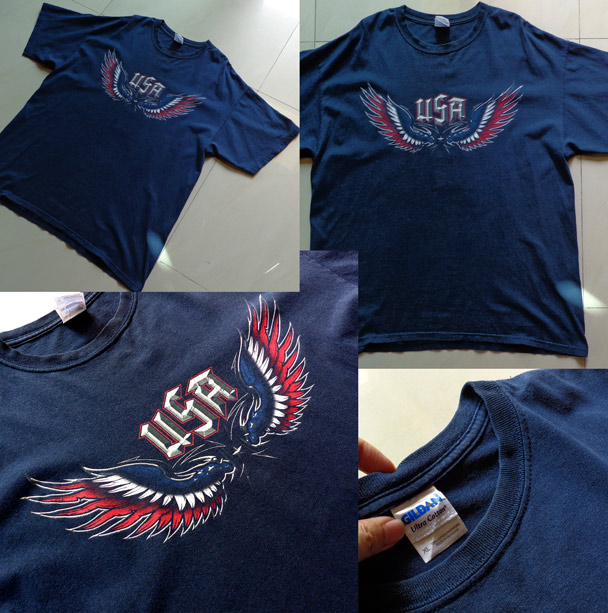 เสื้อ 3 ตัว USAปีกนก และ REEBOK และ American Red Cross เบอร์ใหญ่ XL ทั้งสามตัวนะครับ ถูกๆคับ