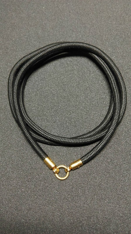 มือ 2 สร้อยเชือกร่มข้อทองคำขนาด 4.0 มิล ความยาว 24 นิ้ว