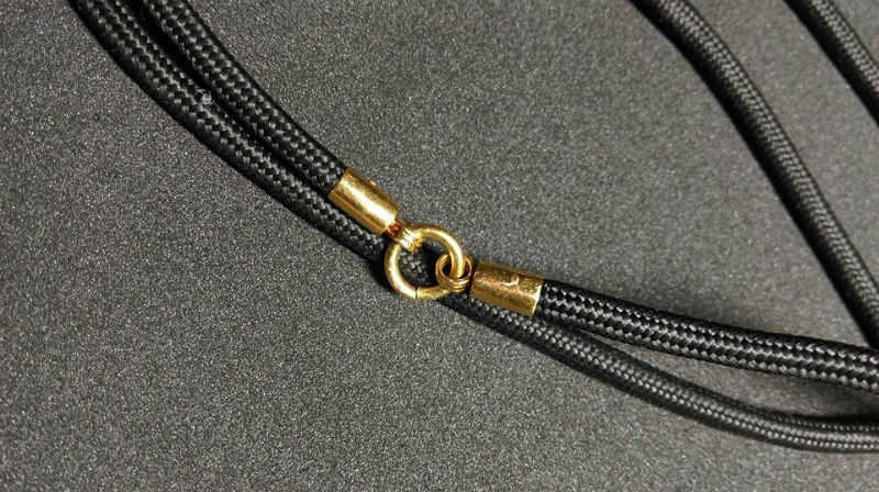 มือ 2 สร้อยเชือกร่มข้อทองคำขนาด 4.0 มิล ความยาว 24 นิ้ว