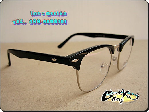 กรอบแว่นตา .. ขนาดแว่น 55-18-134** Size : ความกว้างจอแว่น : 5.5 cm ความกว้างร่องจมูก : 1.8 cm ขายาว 