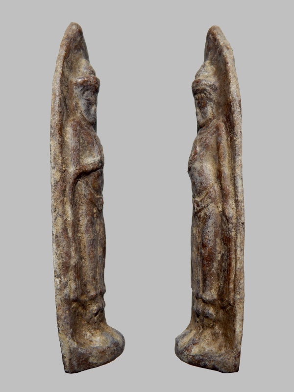 พระร่วงยืน หลังกาบหมาก สนิมแดง กรุถ้ำพุพระ จ.กาญจนบุรี