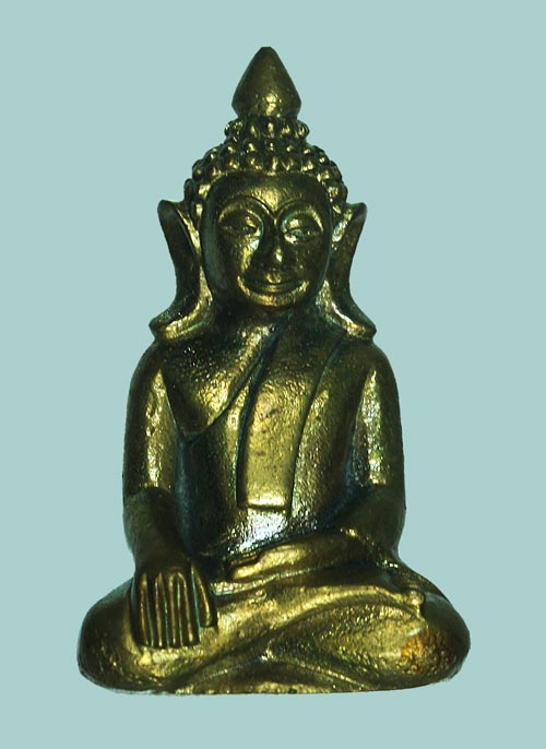 พระยอดธง วัดเขาขุนพนม พ.ศ.2546 มีหมายเลข พร้อมกล่องเดิมจากวัด