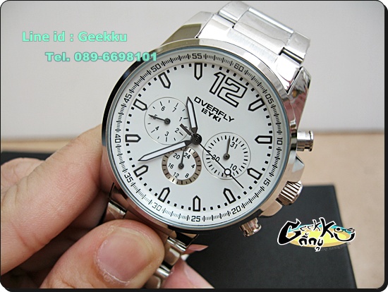 นาฬิกา EYKI ของแท้  : King Size  - ขนาดตัวเรือน 44 มม. ระบบ Quartz  วงเล็กด้านใน 3 วงใช้งานได้จริง