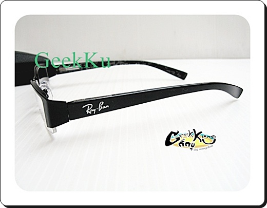 กรอบแว่น Ray Ban (RB1) ทรงครึ่งกรอบสีดำ 