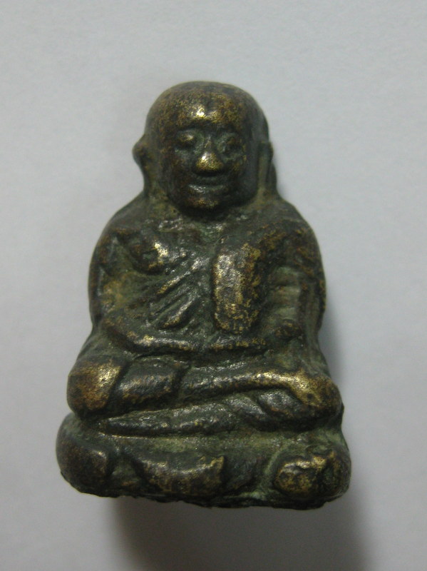 หลวงพ่อเงินขี้ตา3 ชาย กรุวัดใหม่คำวัน พิมพ์กลาง พระดูง่าย