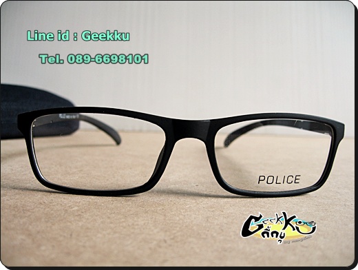กรอบแว่น POLICE กรอบสีดำด้าน 