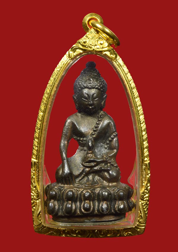 พระกริ่งปัญจาคีรี หลวงพ่อผาง วัดอุดมคงคาคีรีเขตต จ.ขอนแก่น 2519 เนื้อนวะก้นเงินกรรมการ+เลี่ยมทองหนา